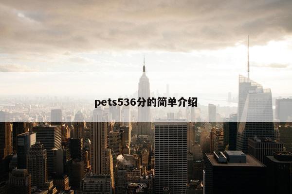 pets536分的简单介绍