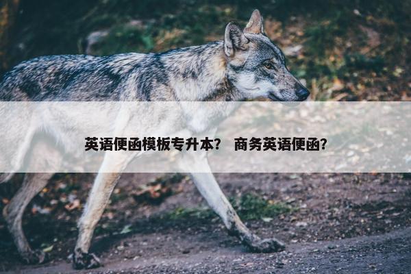 英语便函模板专升本？ 商务英语便函？