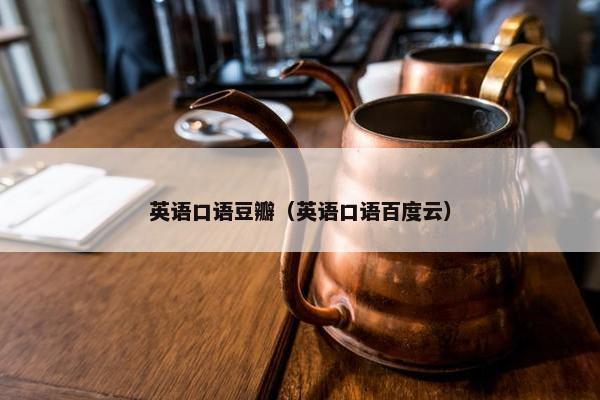 英语口语豆瓣（英语口语百度云）