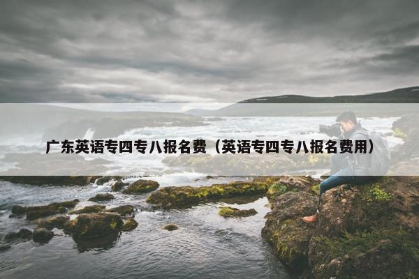 广东英语专四专八报名费（英语专四专八报名费用）