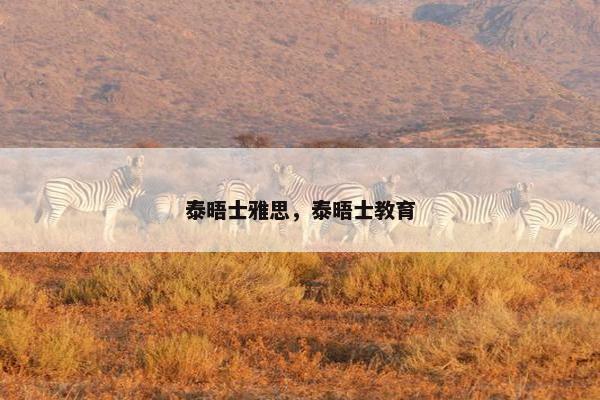 泰晤士雅思，泰晤士教育