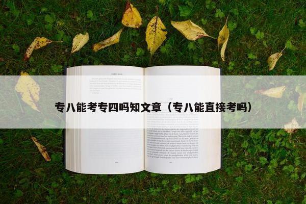 专八能考专四吗知文章(专八能直接考吗)